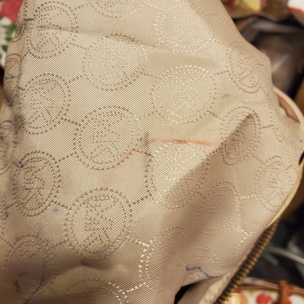 Michael Kors Grayson Suede Satchel  *FLAWS INSIDE - Picture 15 of 15